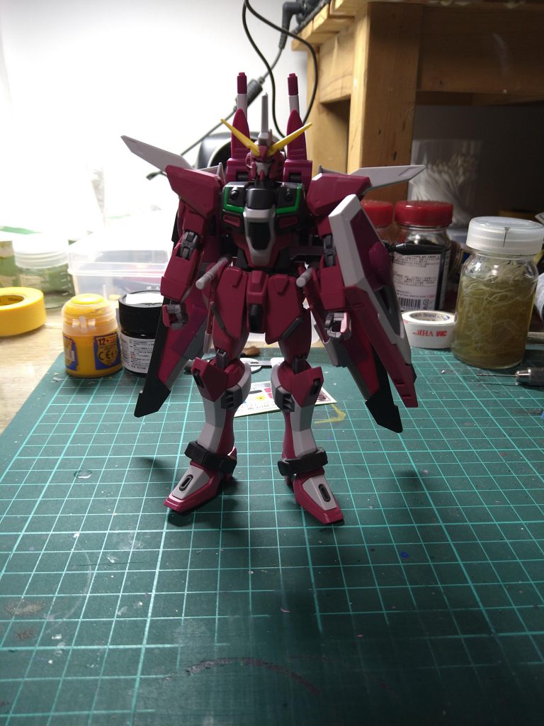 素組みの状態でここまで色分けされてます