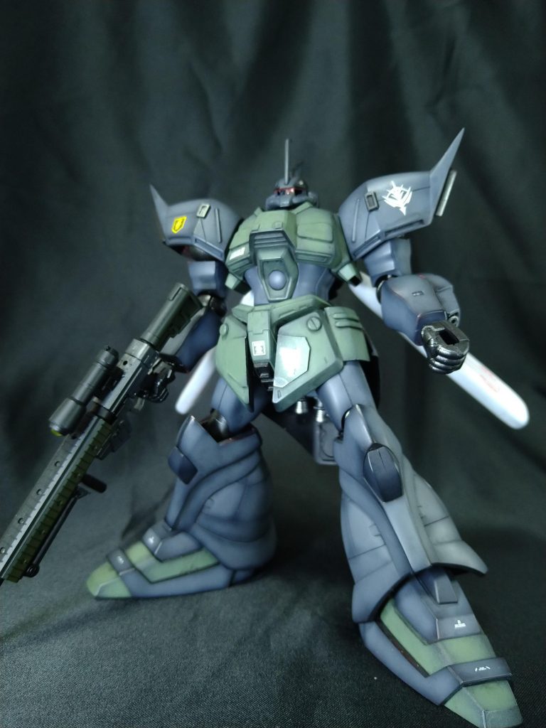 ゲルググのキットの中でもゲルググJはプロポーションもよく非常に出来がいいキットだと思います。最後までご覧頂きありがとうございました！