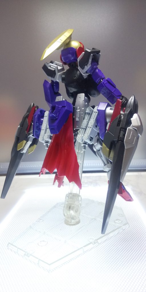 でっち上げた設定を垂れ流しつつのうしろすーがた。もて余していたフェニーチェのマントも腰布みたいになったのでよき。