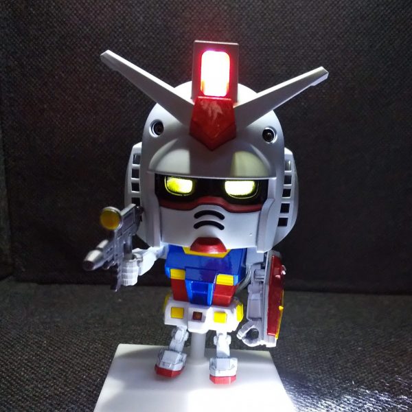 ガンプラくんを光らせろ！！？