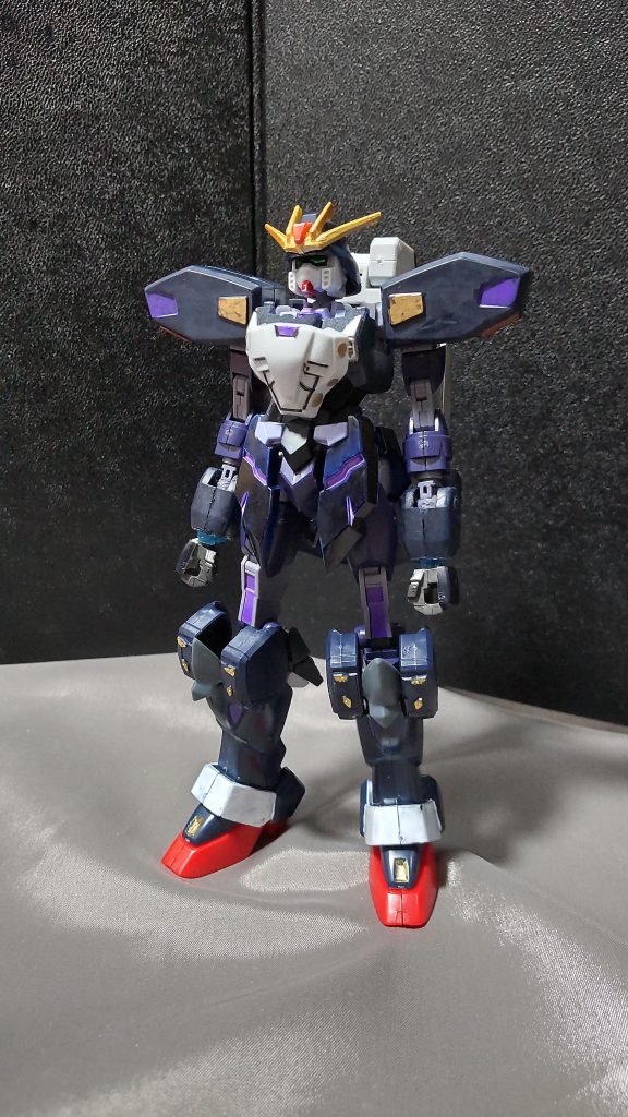 ドッキング完了、コアガンダムシュピーゲル見参！腕の長さに関しては、ポージングを考慮した結果、敢えてこうしました。