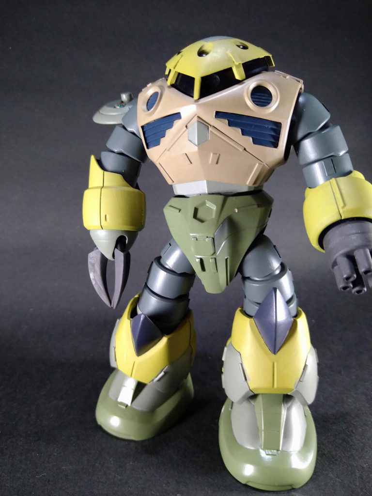 水性ホビーカラー筆塗り後。今回は前線で活躍、劇中では