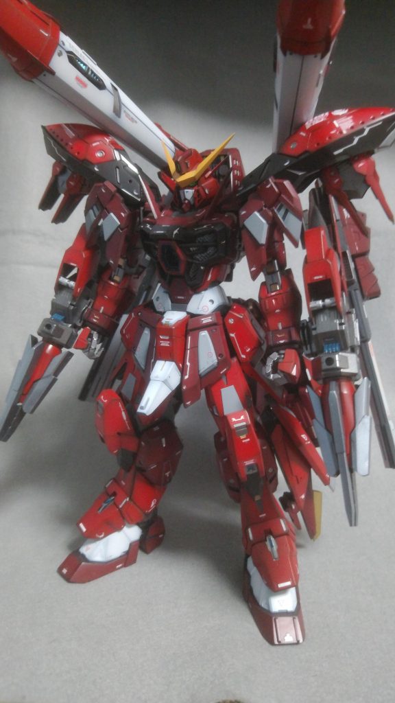 機体本体はカラミティをベースにしているため、本体はそれほど差異はない。それだけ本機の性能は当時から異端と言うべき性能を誇っていたと容易に想像ができよう。そのため、ベースはカラミティから大きな変更せず火力の増大をコンセプトに開発は進められている