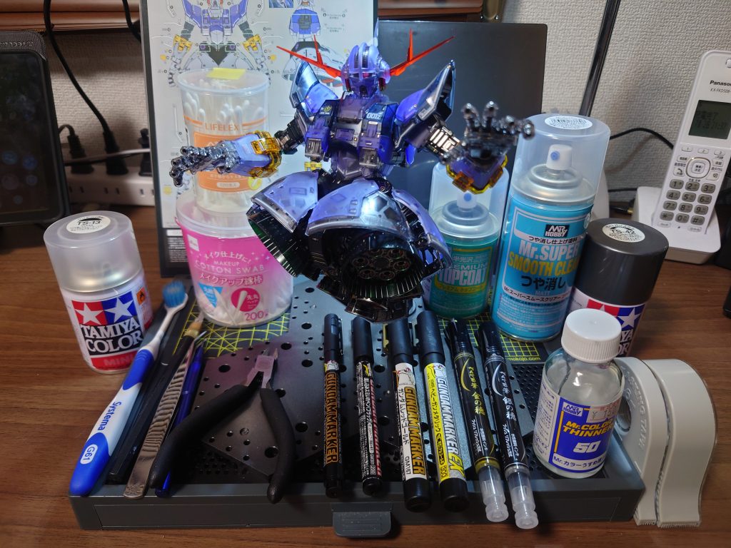 使用した道具一覧です。