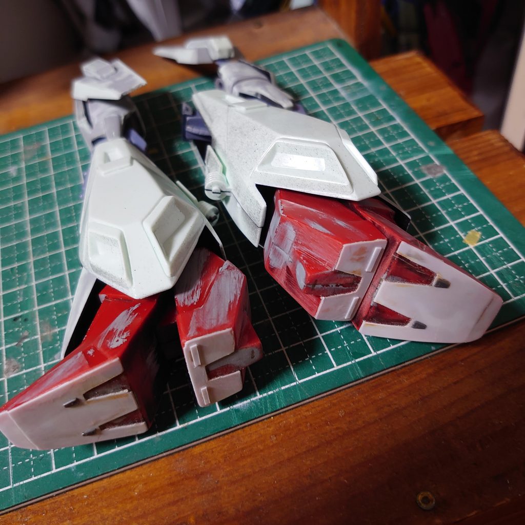 プラパンで足の裏ディテール。