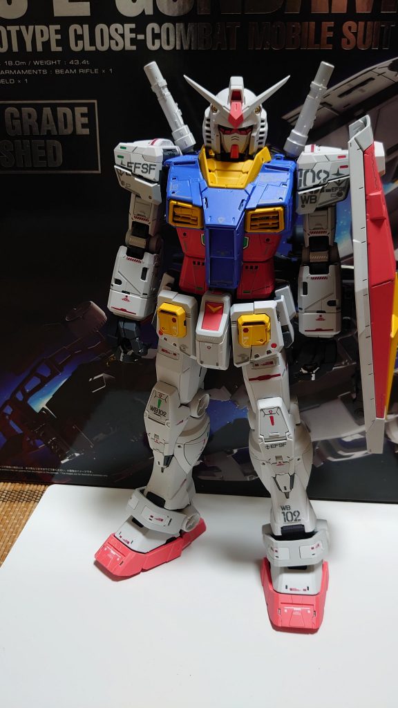 成型色の白はそのままに 他の色は少し明るめに塗り替えてます