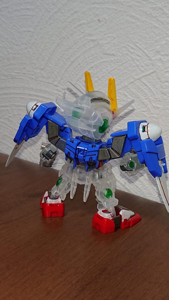 リアビュークリアカラーなので肉抜き穴が目立たないのはいいところ