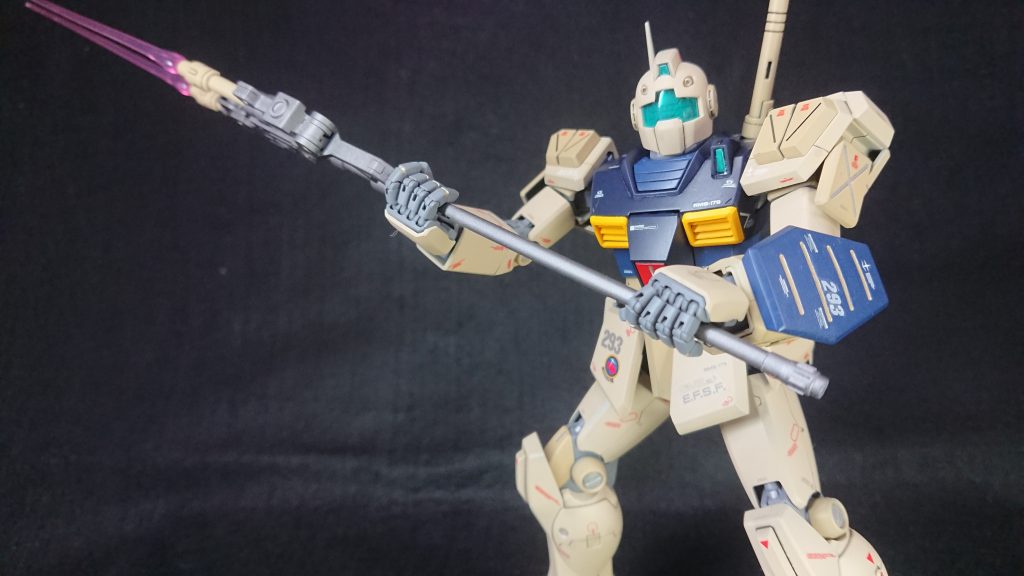 ツイン・ビーム・スピアを持たせにくいので難儀しました。 