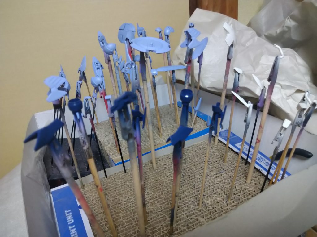 エアブラシ塗布