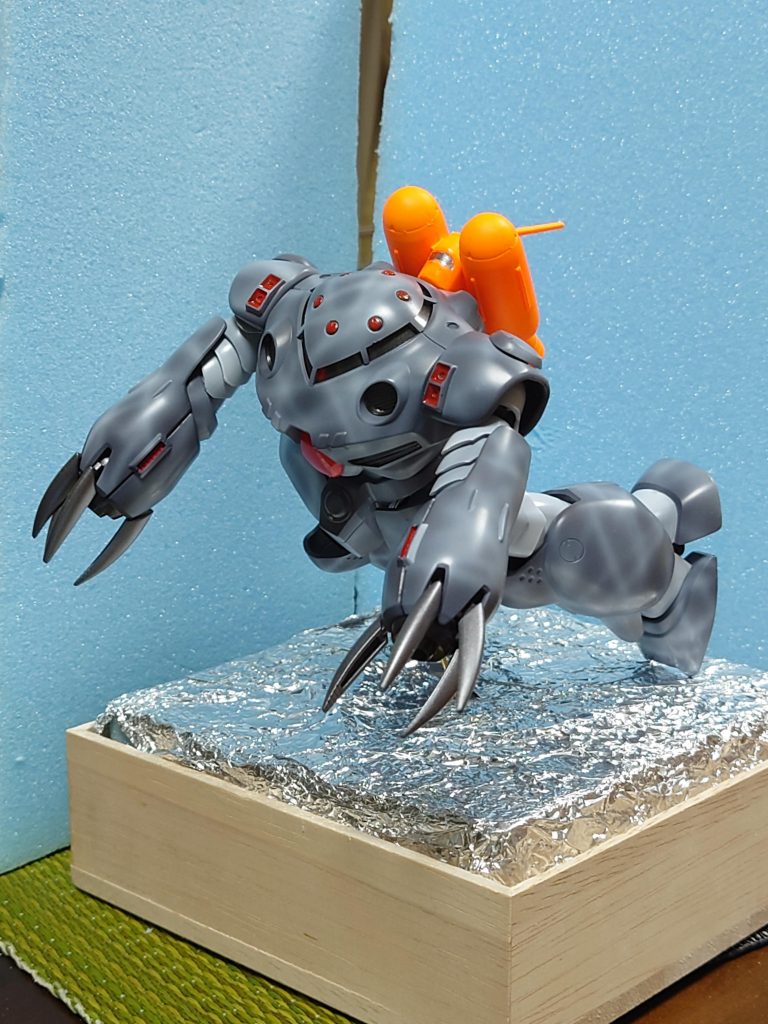 仮に設置 上手く行きそうなので制作続行