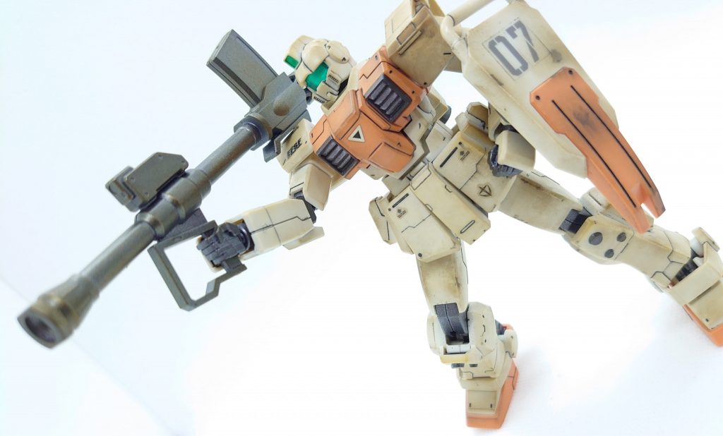 HGUC202  RGM-79[G] 陸戦型ジム 『ウェザリング修行中』–4枚目/制作者：早摘みレモン