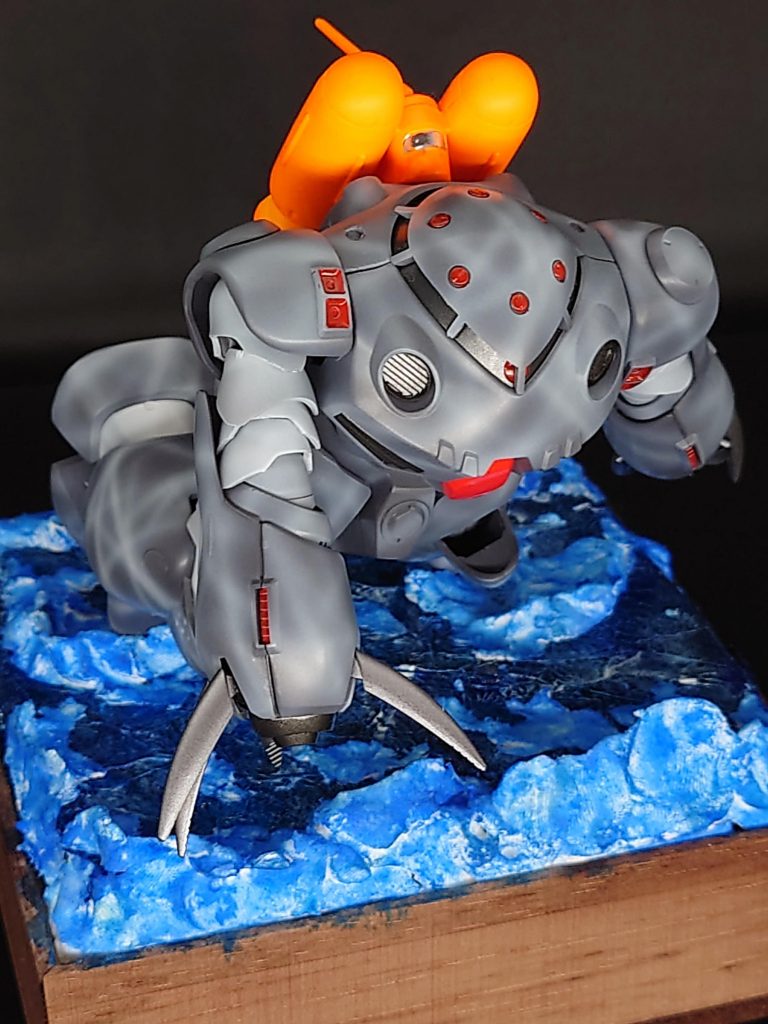 40作目 HGズゴック E 水中迷彩 ジオラマ仕上げ–4枚目/制作者:@kjyun_choroq