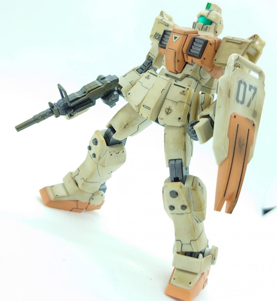 HGUC202  RGM-79[G] 陸戦型ジム 『ウェザリング修行中』–6枚目/制作者：早摘みレモン