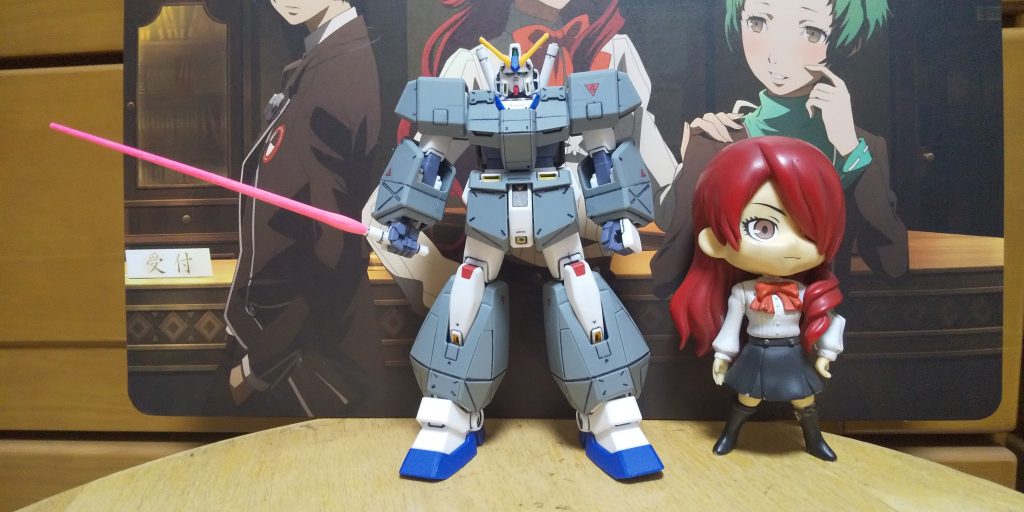 :次はチョバムアーマーを装着だ。Bサーベル以外は腕のチョバムパーツに干渉してしまうので着けた状態でライフルの装備は不可だ。防御力は抜群だ！