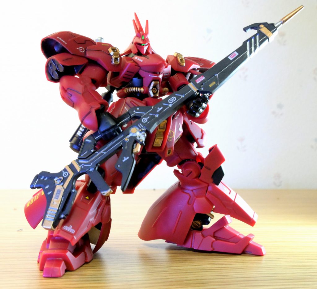 このでっかい銃の部分塗装がお気に入りです。