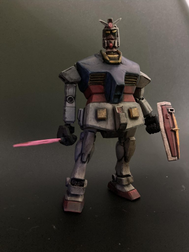 TV版の作画崩壊場面を取り入れて、旧キットとお手軽なFGキットで製作です^ ^ノ