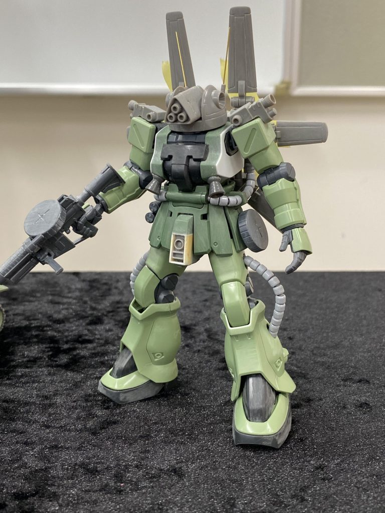 動力パイプはバンダイのビルダーズパーツを使用しています