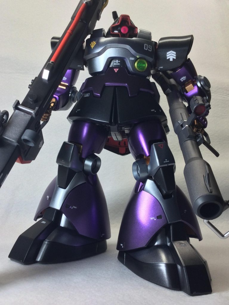 外装全てに、メタリックとシルバーを塗りその上に半光沢を吹いて、マットメタリック仕様にしました‼︎   半光沢は、ガイアのセミグロスクリアーを使用しました‼︎