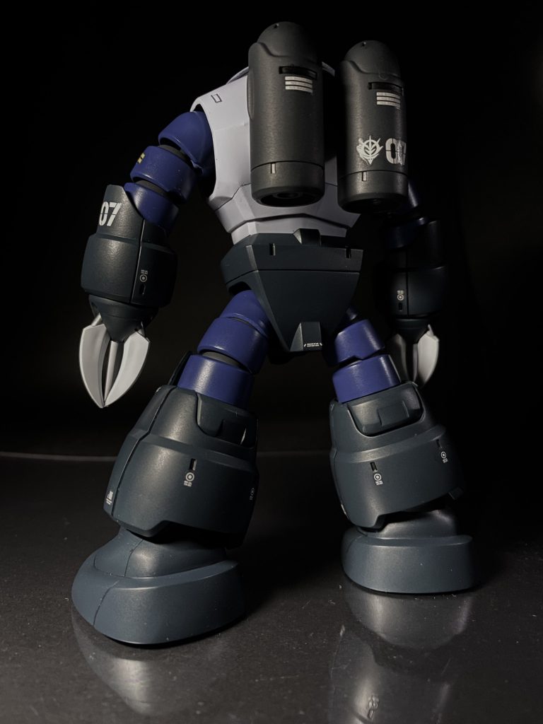 バックショット。全くの素組です。