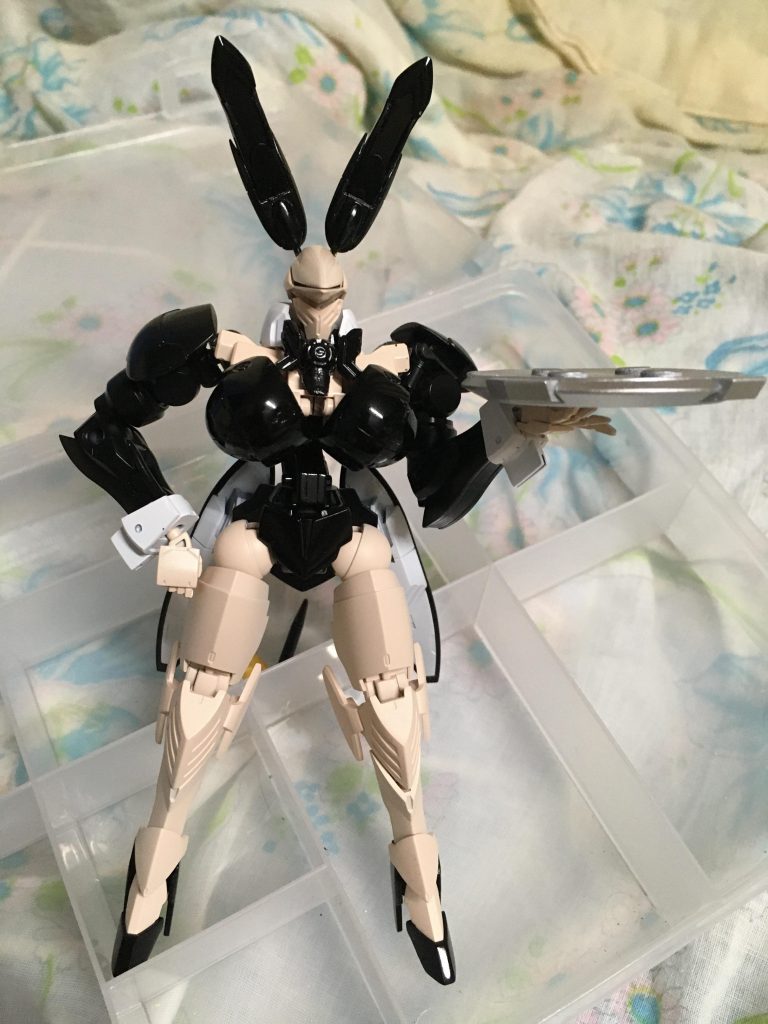 工作中は暑さで頭イカレた勢いで進めたもののやっぱり内心不安でしたが、部位毎にカラーサフ吹いてみたら阿頼耶だふ識゛！ちゃんと見える（笑）。うーん、色って暴力ですねぇ…。