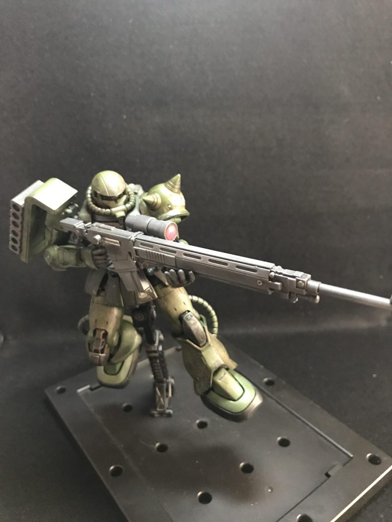 HGオリジンザクウェザリング–2枚目/制作者：ガンライ