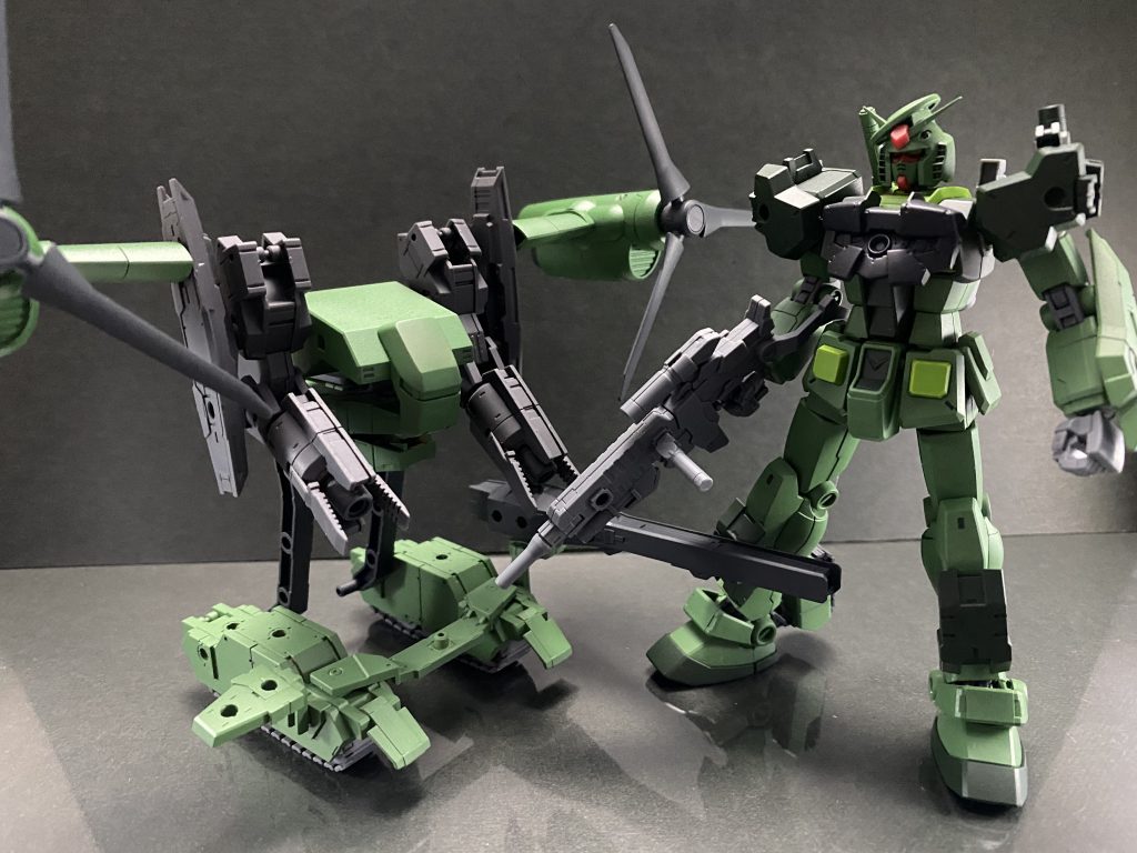 グリーンベレーガンダムMM–4枚目/制作者:頑固モデラー