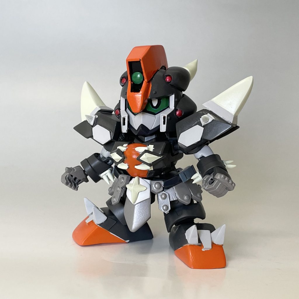 FRONT闘士っぽさを出すために全体的に大きく見えるようにしました。