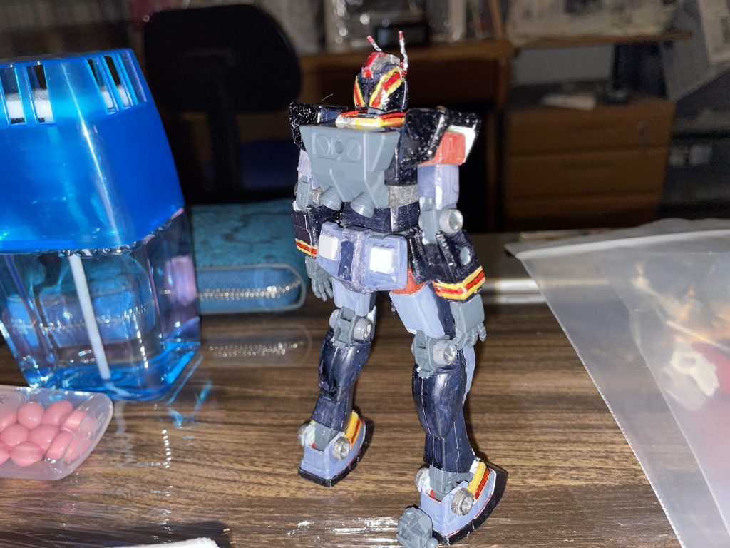 RX78s-r2   ビルドBLACK–3枚目/制作者：ガンプラ初級者