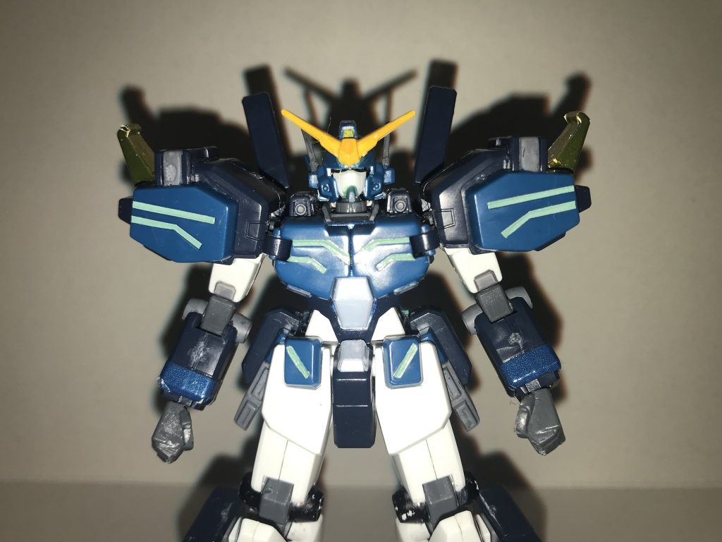 性能アンリミテッドエンジン本機の動力源であり、強化改修によって核エンジンから交換されている。引き続き、単独飛行が可能。防御力・耐久性改修前と同じく、装甲にはルナチタニウム合金が採用されており、ビーム・実体弾への高い防御力を持つ。