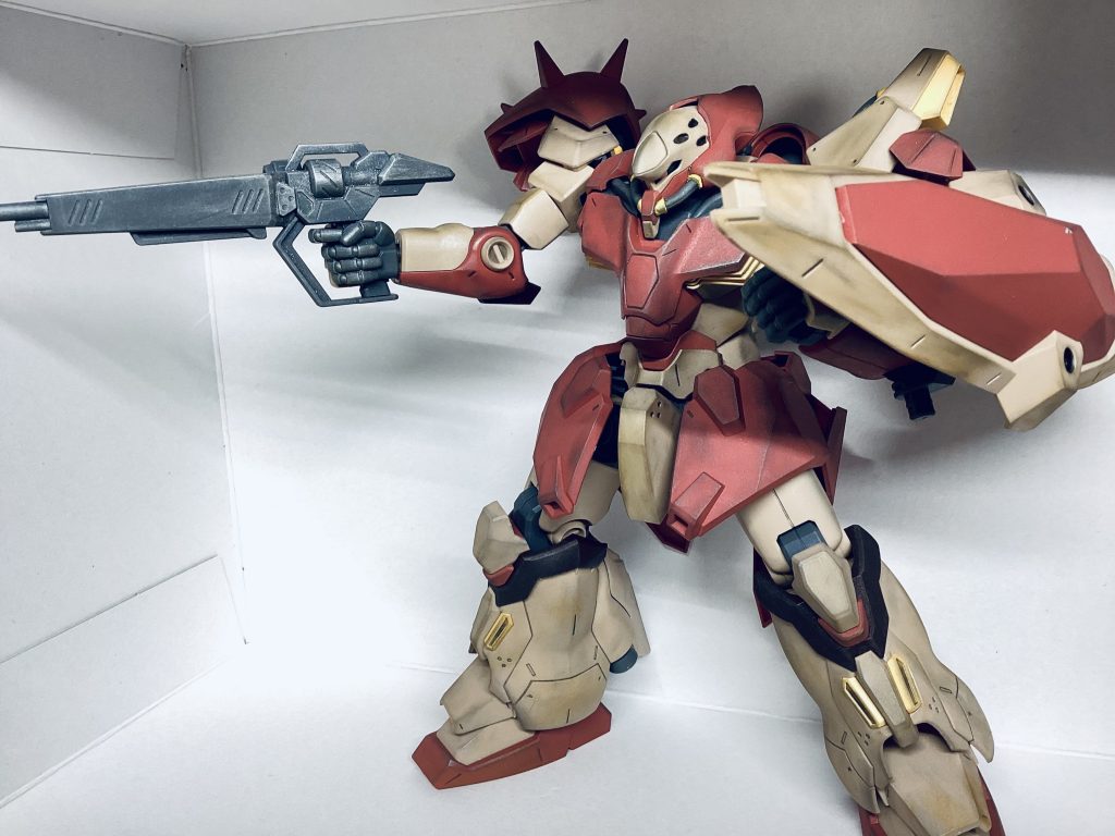 ライフルは塗装してません。