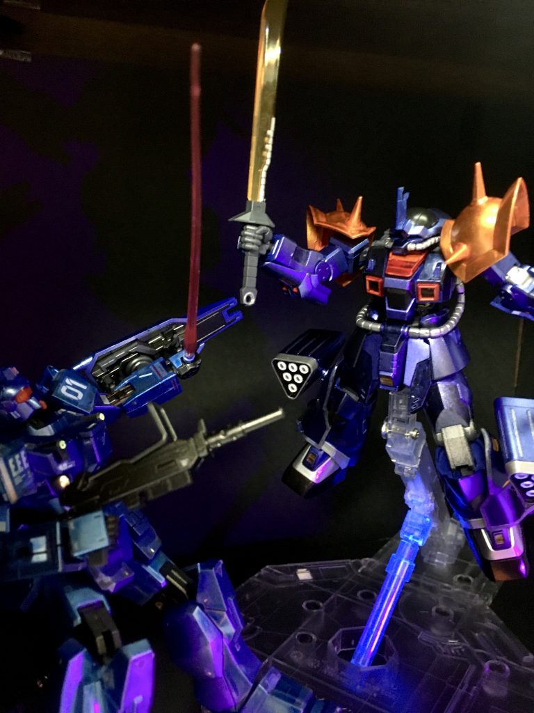 コラボがやりたかった!!ライバル機ってイイですよね。