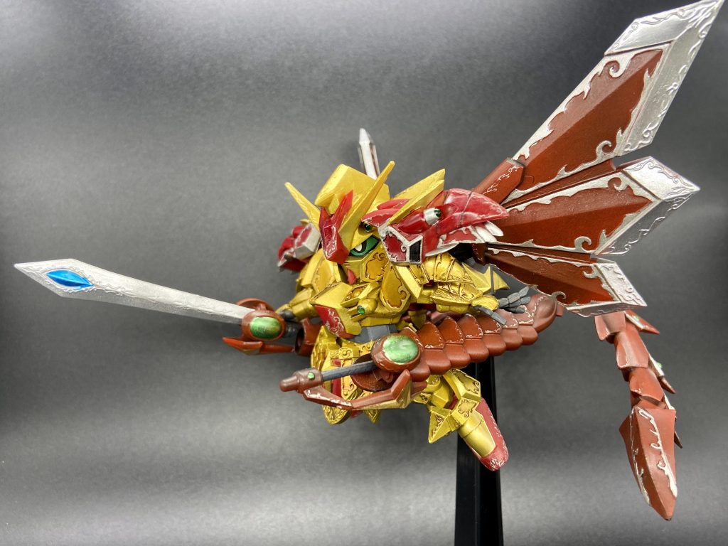 デケェ!個人的な塗り分け萌えポイントはウエストと掌のジャーマングレーです✨笑