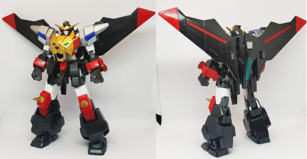 Front and back views