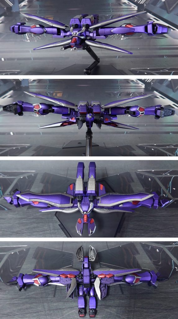 蜃気楼鳥(ミラージュ・ワゾー)前後ろと上下。