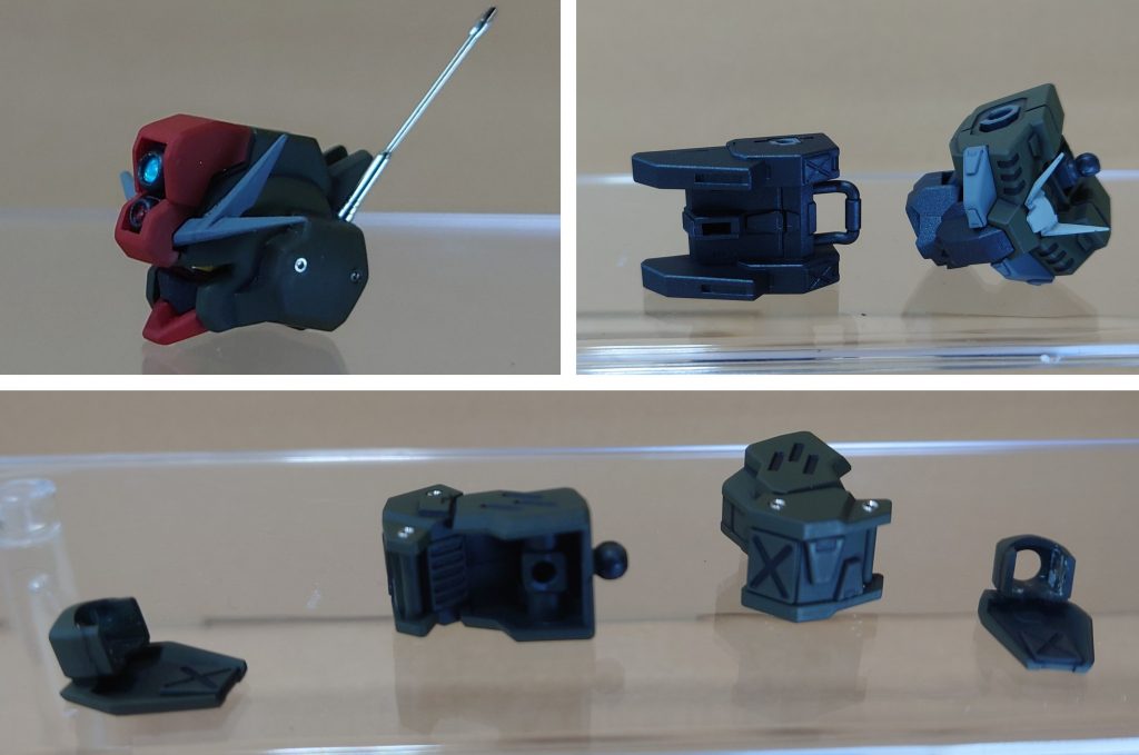 ディティールアップ箇所。外から見えないところにもこっそり貼っています。