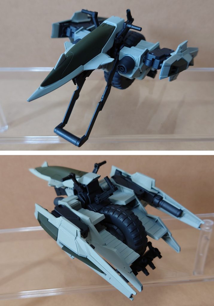 専用カラーのメテオホッパー。一部の肉抜き穴埋めをしたのみで、形は特に変えていません。