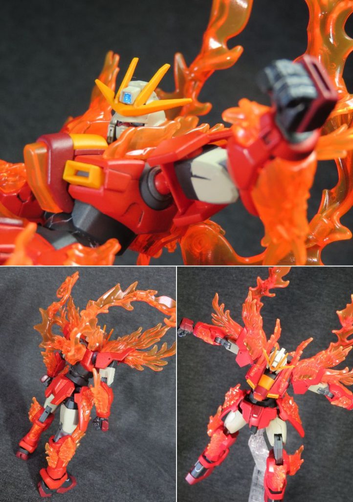 燃えている状態です