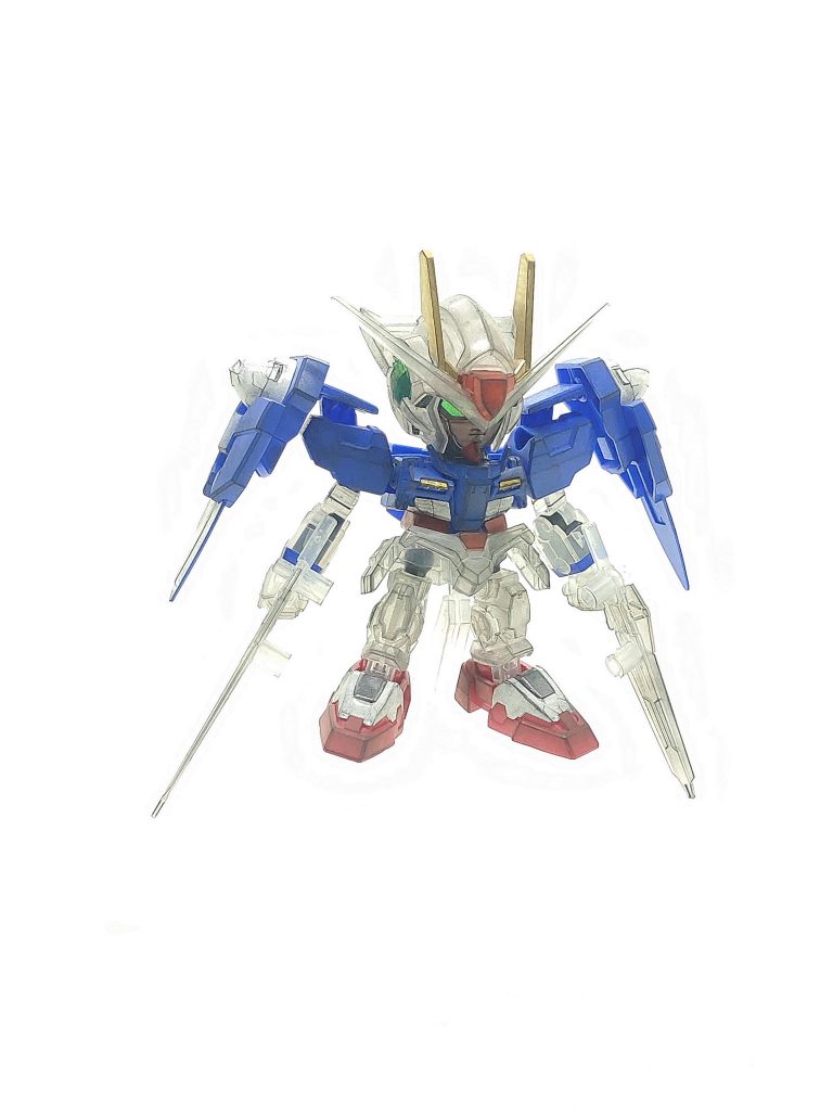 ダブルオーガンダム ソリッドクリア–3枚目/制作者：かえる