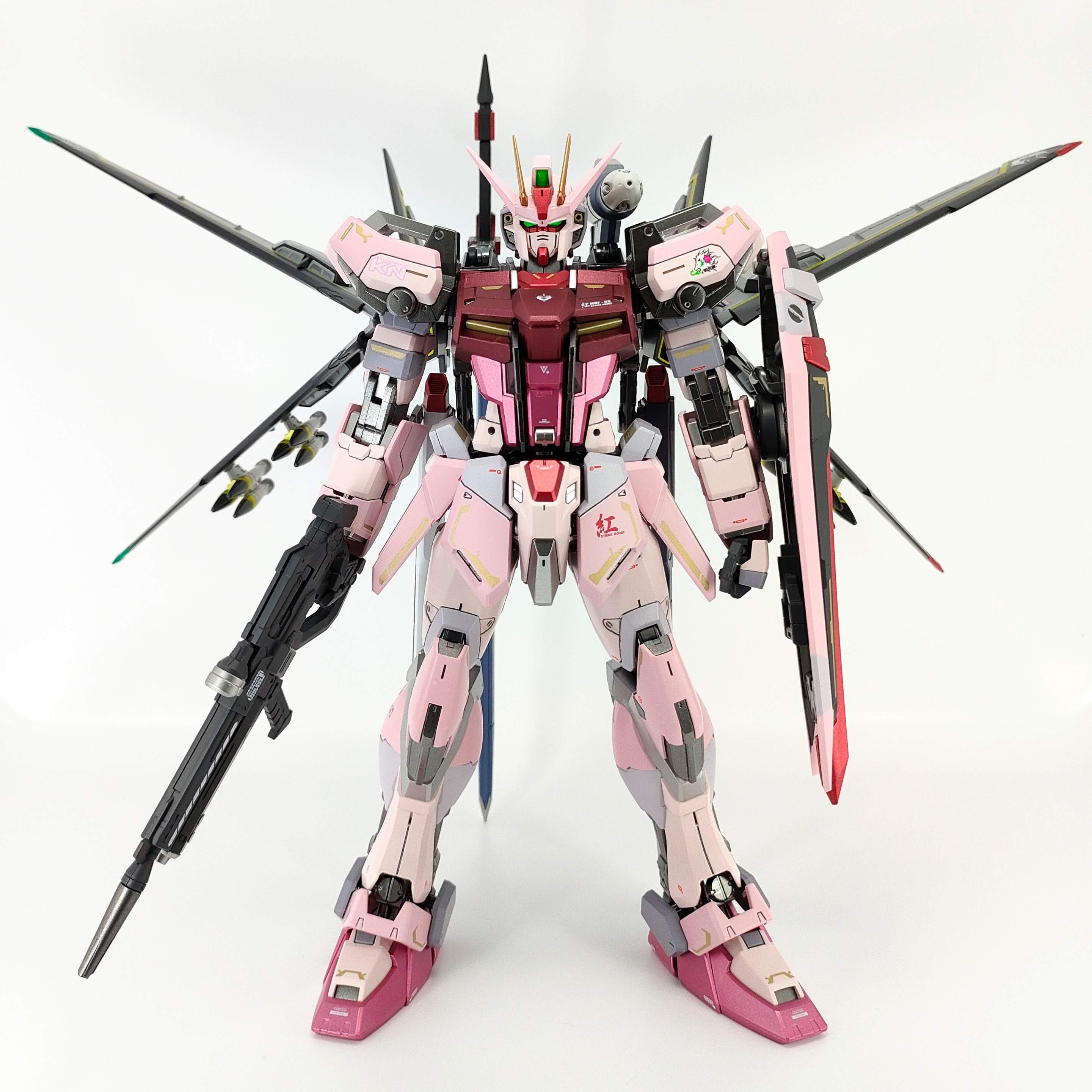 ① MG 1／100 ストライクルージュ オオトリ装備 Ver.RM プ… - 模型