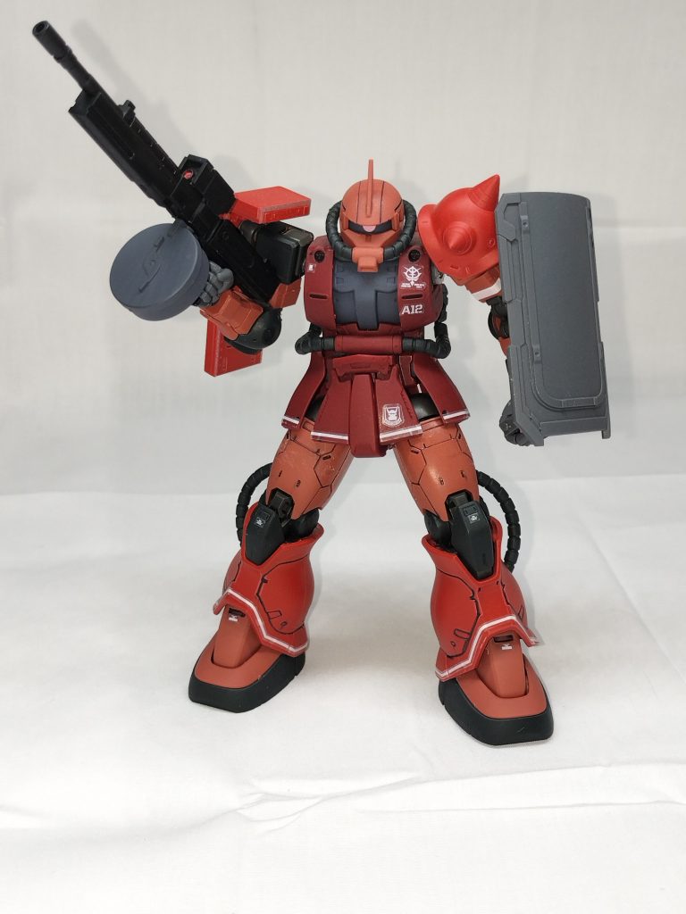 シールドを追加、ザクマシンガンはmsgのマシンガンに変更