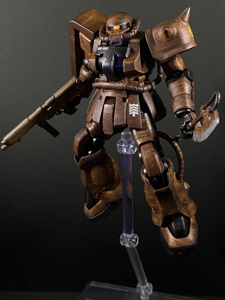 HGUCザクII F2型（木目模様）–2枚目/制作者：@BradlyHammond