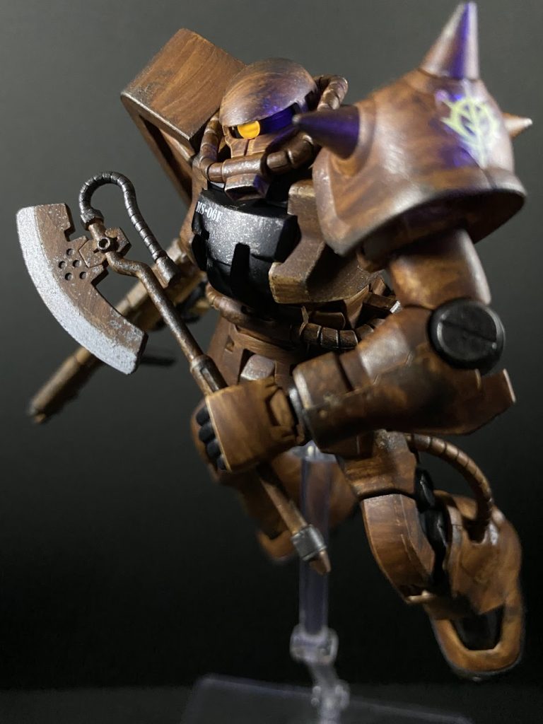 HGUCザクII F2型（木目模様）–5枚目/制作者：@BradlyHammond