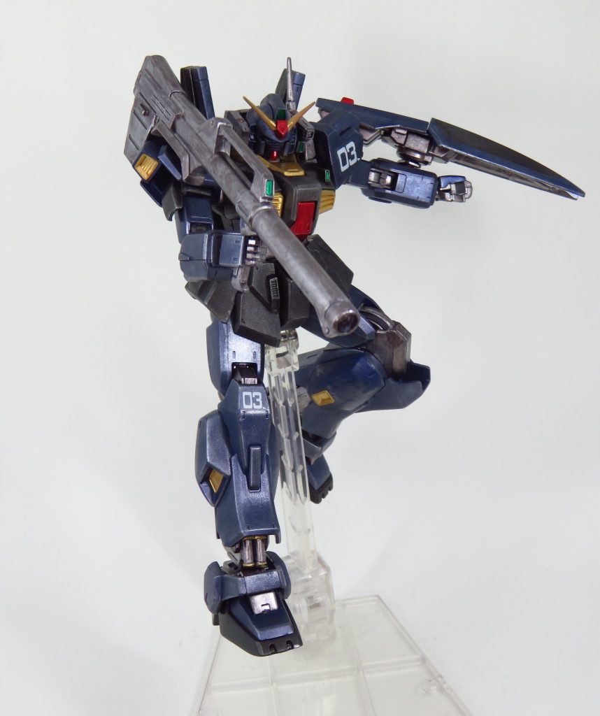 HGUC　ガンダムMK-Ⅱ　ティターンズカラー　メタリック塗装–9枚目/制作者：Gタクヨ