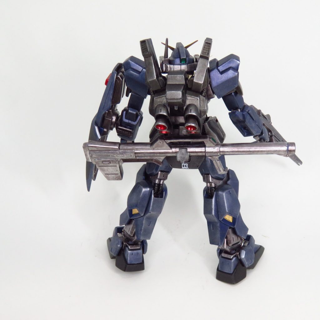 HGUC　ガンダムMK-Ⅱ　ティターンズカラー　メタリック塗装–3枚目/制作者：Gタクヨ