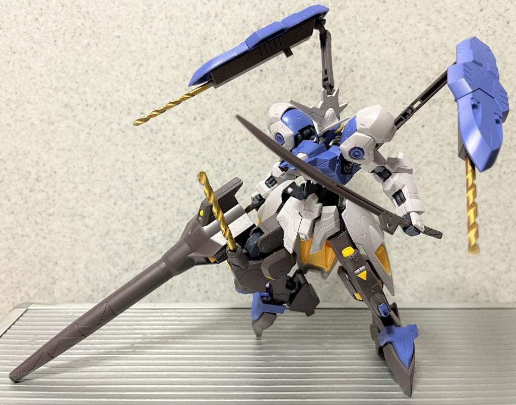 (　。・v・。)ﾉ 最初にドリルを装着した際のテストショットです。