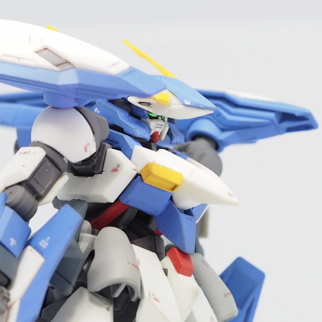 最後は目が見える写真で。以上、ガンダムジュリアでした。最後までご覧頂きありがとうございます。ここから先はは制作工程です。