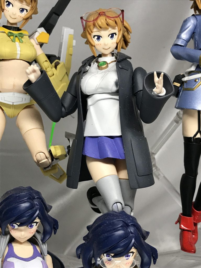 これも同じ。マジかよってくらい薄着の先輩も冬は普通に服を着るだろうと、作りました。正直この洋服作るのめっちゃ楽しかったんで、勉強そっちのけで作ってました。