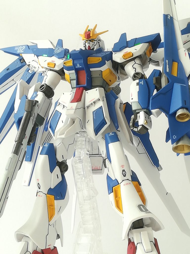 ガンスタにて96jima様の作品を拝見し、感動しました。使用したマーカー：ガンダムブルー、レッド、イエロー、ホワイト、シルバー、ゴールド