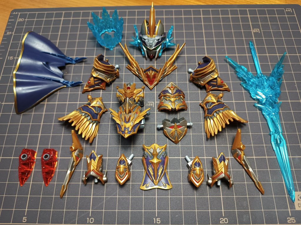 クリアパーツは塗るのに抵抗があったのでそのままです。