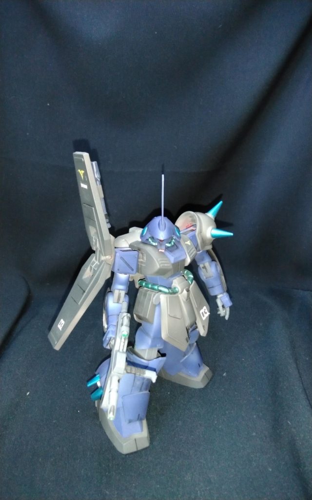 差し色にメタリック使ったのでウェザリングはなしで